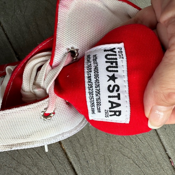 EUC Yufu Star canvas wedges - Picture 8 of 8